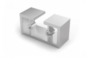 60x25 Ortadan Kanallı Duvar Flanşı